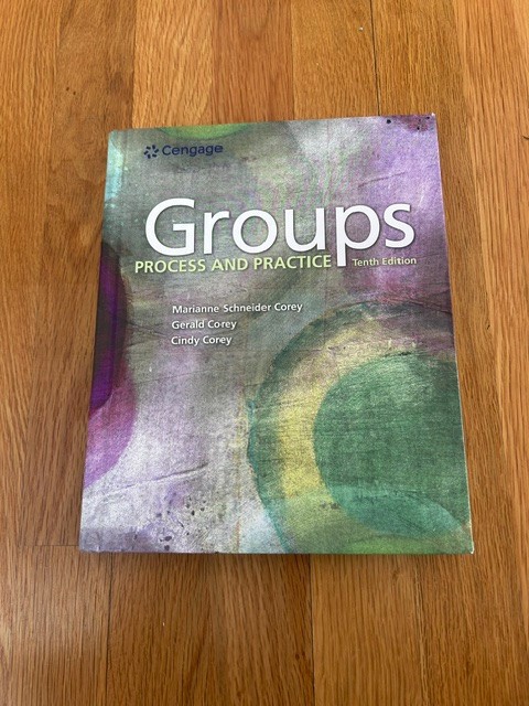 Groups: Process and Practice by Corey Tenth 10th Edition – UNREAD