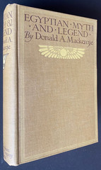1917 EGYPTIAN MYTH AND LEGEND, OCCULT, MACKENZIE W 40 PLATES FREE EXPRESS WORLD