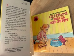 SIGNED Clifford The Small Red Puppy Norman Bridwell HCDJ FINE