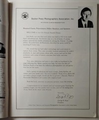 1987 THE NEWS PHOTOGRAPHER: Boston Press Photographers Association – 112 pages