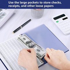 Accounting Ledger Book A5 Horizontal Ledger Books for Small Business Bookkeeping
