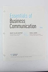Essentials of Business Communication Paperback Dana, Guffey, Mary