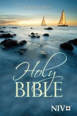 Larger Print Bible-NIV by Zondervan