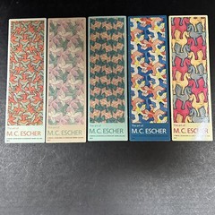 Vintage 1989 M.C. Escher Art BOOKMARKS Cordon Lot Of 5