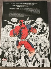 Marvel Deadpool Official Coloring Book New 2024 Super Heroes Weapons Fighting