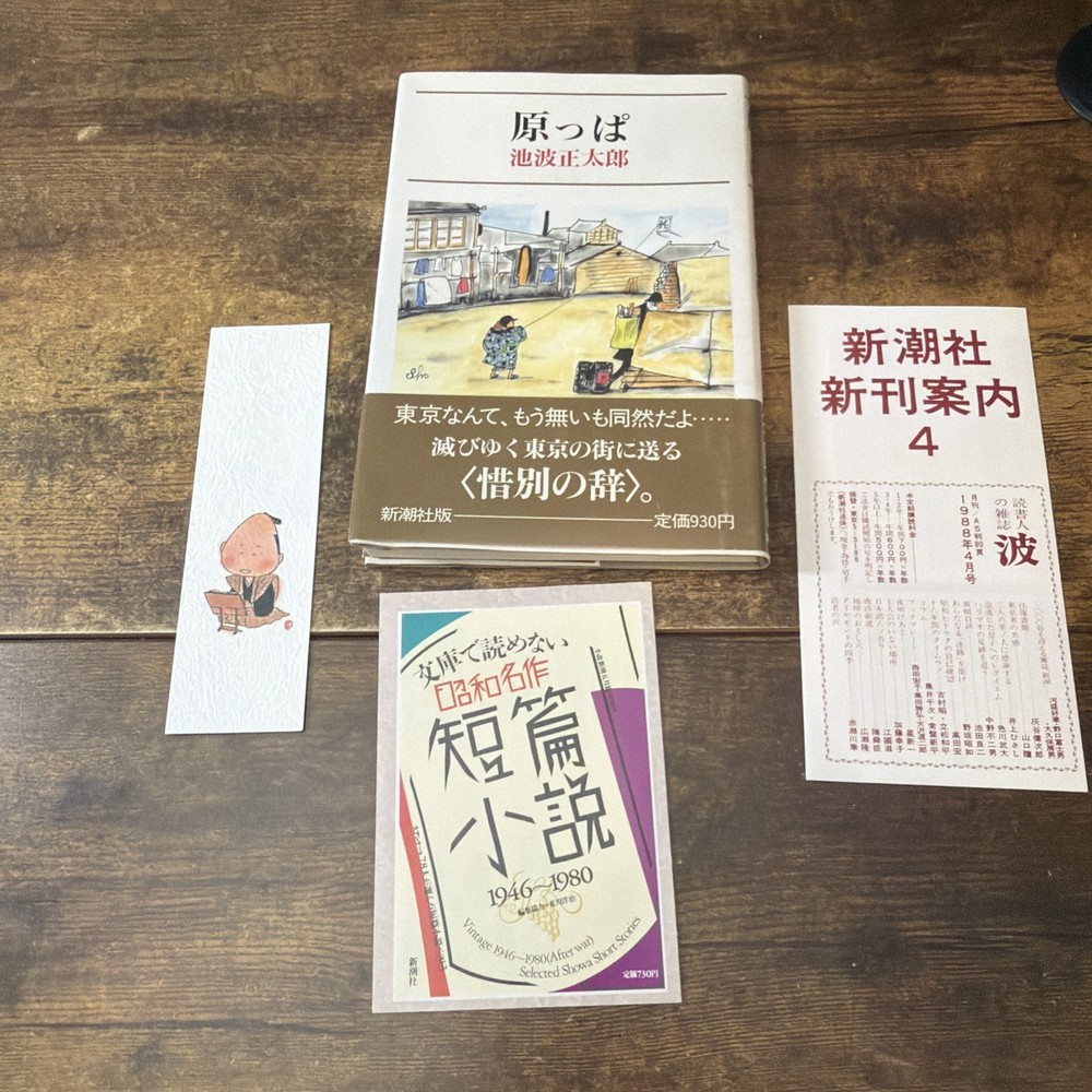 Empty Lot “Open Field” Shotaro Ikenami Paperback 1988 Japanese Novel Shinchosha