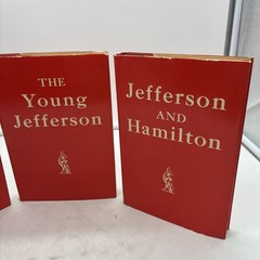 Thomas Jefferson TRILOGY Claude Bowers Power Young Hamilton 1945 Riverside Box