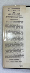 Encyclopedia of Witchcraft and Demonology Robbins 1959 Crown HC/DJ Occult BCE