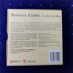 Die Hüter der Rose – Rebecca Gablé audio book German – deutsches Hörbuch 10 CDs