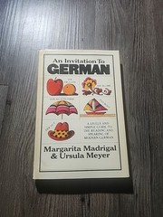 An Invitation To Gereman Margarita Madrigal & Ursula Meyer Hardcover 1971