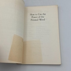 How to Use the Power of the Printed Word Paperback 1985 International Paper Co