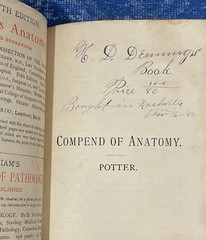 2- Rare Antique Books on Practice of Medicine Quiz-Compends Anatomy & Surgery