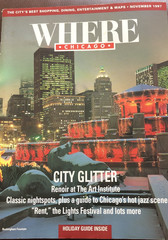 Vintage Chicago Magazine “Where” 130 Pages Shop Dine Ads Maps Booklet 1997