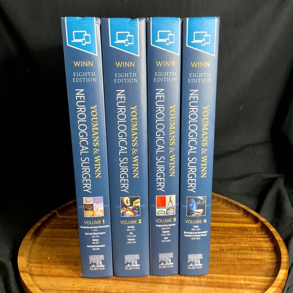 Youmans & Winn Neurological Surgery H. Richard Winn 8th Ed 2023 4 Vol Set