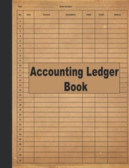 Accounting Ledger Book: Account Ledger Book, Bookkeeping Record Book paperback