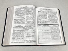 PROPHECY STUDY HOLY BIBLE NKJV JOHN HAGEE BONDED LEATHER GILT EDGING 1997 VGC!