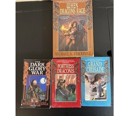 DragonCrown War Cycle Dragon Crown Michael Stackpole Books 1-4 PB Mixed