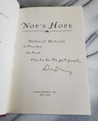 *Signed & Inscribed* NOP’S HOPE Donald McCaig HC/DJ 1994 1st Edition & Printing