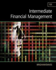 Intermediate Financial Management – Hardcover, by Brigham Eugene F.; – Very Good