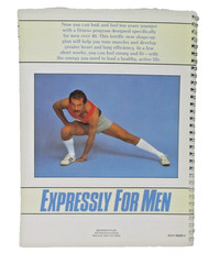 Fitness Over 40 For Men Only by Ann Dugan 1984 exercise health spiral book