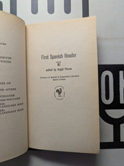 First Spanish Reader by Angel Flores 1964 Paperback A Beginner’s Dual-Language