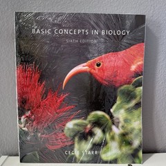 Basic Concepts in Biology 6th Edition Paperback Textbook (2006) Cecie Starr