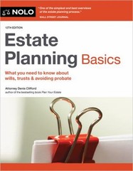 Estate Planning Basics Paperback Denis Clifford