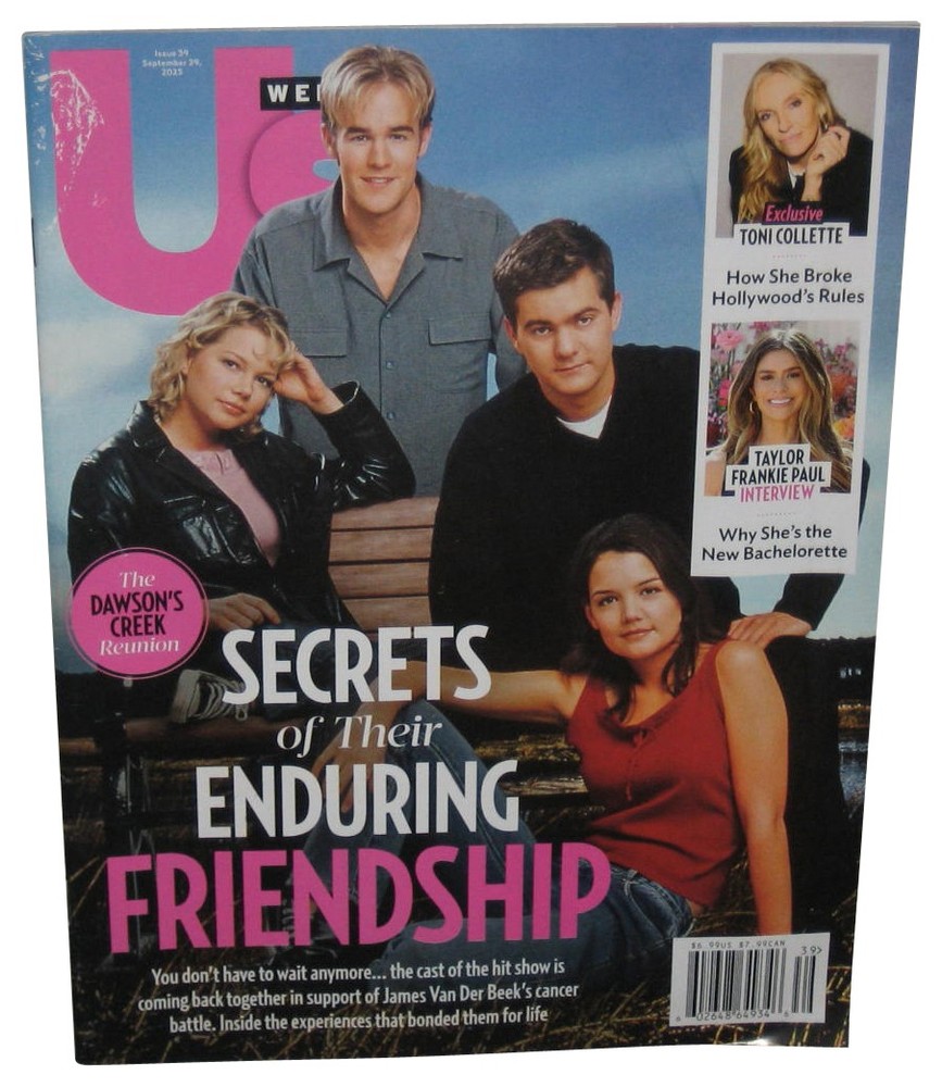Us Weekly September 29 2025 Magazine Book Issue 39 – (Dawson’s Creek Cover)