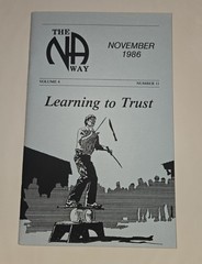 The NA Way Illustrated Nov 1986 Vol 4 Issue 11 Narcotics Anonymous Recovery