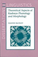 Theoretical Aspects of Kashaya – Paperback, by Buckley Eugene – Very Good