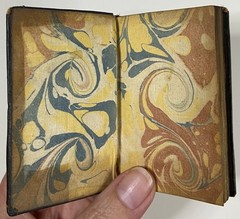 1758 MINIATURE BOOK Antique M TULLII CICERONIS CATO MAJOR Leather Binding CICERO