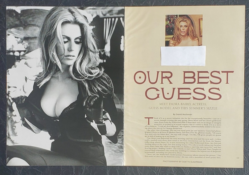 Playboy PICTORIAL ONLY – Guess Model DIORA BAIRD August, 2005 10 pages