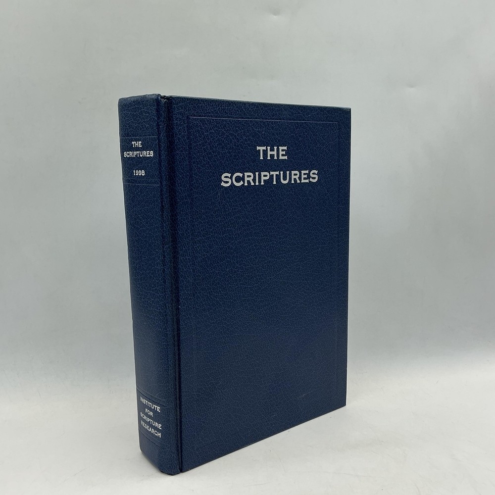 Vintage THE SCRIPTURES Institute For Scripture Research Hardcover 2000 Blue