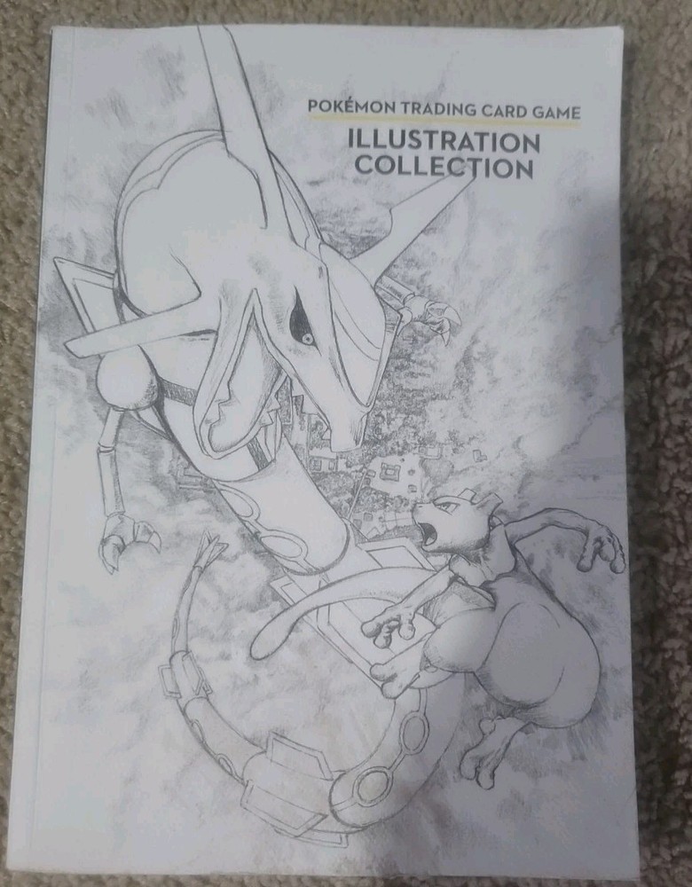 Pokemon Trading Card Game Illustration Collection Art Book (2016 Paperback)