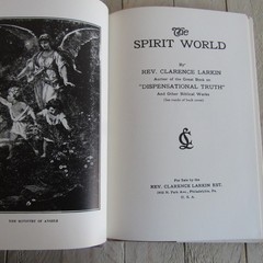 vtg The Spirit World Rev. Clarence Larkin 1921 HC / DJ