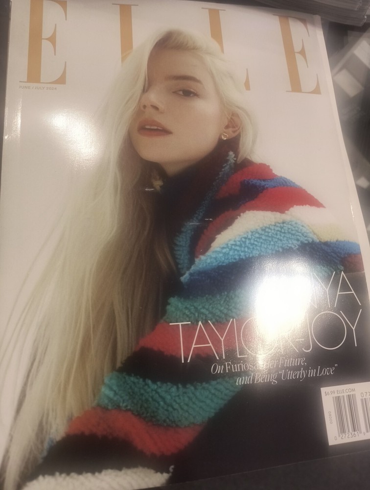ELLE Magazine July 2024 ANYA TAYLOR -JOY