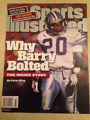 August 9, 1999 Barry Sanders Detroit Lions Sports Illustrated NO LABEL