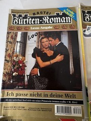Vintage 10x Lot Romanhefte German Deutsch Romance Magazines BASTEI Furften G-42