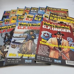 18 BASTEI Western-Bestseller G.F. Unger Pulp Fiction German Booklets Books
