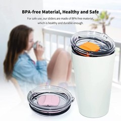 Rambler MagSlider Replacement Lid 30oz 2Pack, Magnetic Clear
