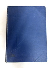 Decorative Collection of Old Blue Books. 17cm Shelf Space.