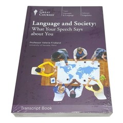 Great Courses Language & Society by Valerie Fridland Transcript, DVD & Guidebook