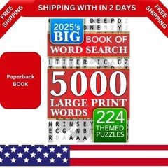 Big Book of Large Print Word Search Puzzles: 5000 Words 224 Themed Puzzles