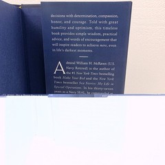 Make Your Bed William H McRaven Hardcover Book 1st Ed Motivational