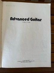 Vtg Advanced Guitar Fingerpicking Magazine 128 Pages 1970’s