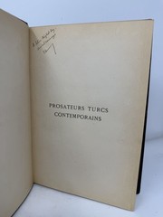 1935 Prosateurs Turcs Contemporains Edmond Saussey Turkish Prose French HC Book
