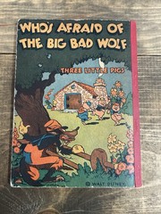 Vintage 1933 Who’s Afraid Of The Big Bad Wolf Three Little Pigs Walt Disney Book