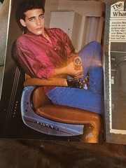 VTG DREAM GUYS Magazine Jan 1987 Michael J. Fox, Sean Astin, Bon Jovi, River EX