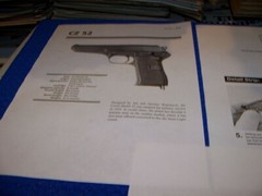 CZ 52 (7.62 X 25MM TOKAREV)..FIELD STRIP & REASSEMBLY TIPS (487LL)