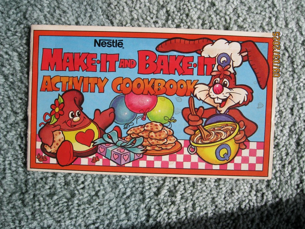 Nestle Make-It and Bake-It Activity Cookbook 1980’s